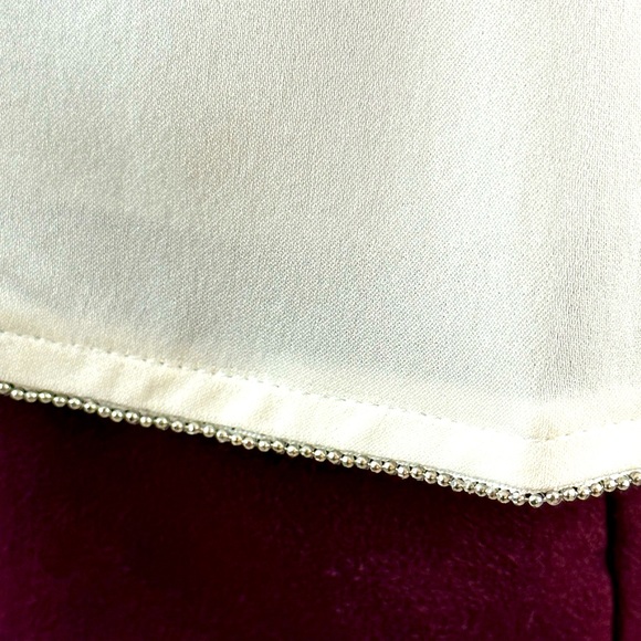 Rebecca Minkoff Cream Strappy High Fashion Sexy Camisole Semisheer Layer… - Picture 4 of 11